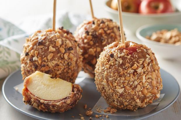 Peanut Butter Candy Apples