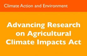 Advancing Research on Agricultural Climate Impacts Act