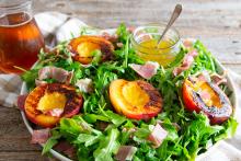 Prosciutto and Grilled Nectarine Salad