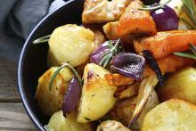 Roasted Carrots, Potatoes and Shallots